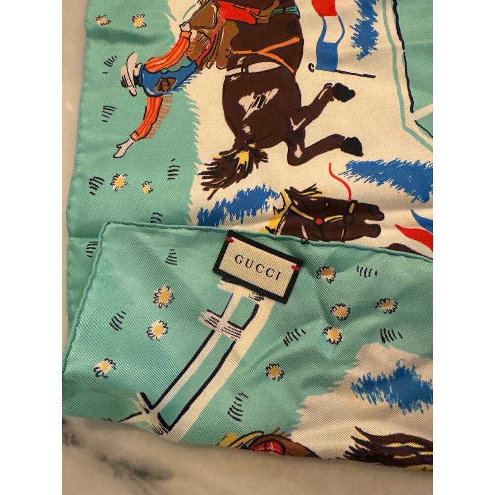 Gucci Rodeo Cowboy Scarf - Picture 4 of 8
